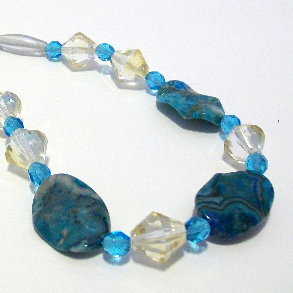 Blue Agate Necklace