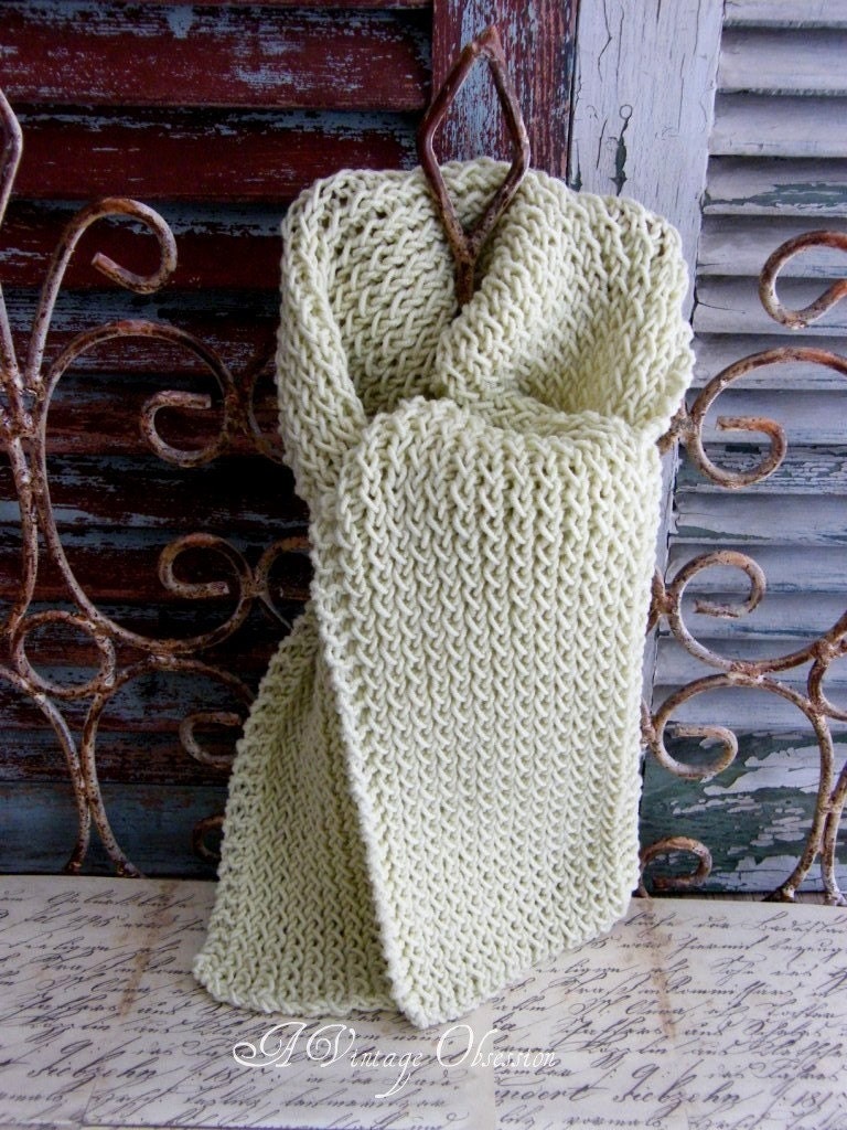 Hand Knit Scarf Merino Wool Handmade by avintageobsession on etsy