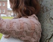 Cable n Lace chunky shrug