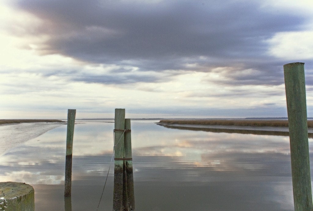Sunset on Ossabaw Sound - An original photograph by Melissa Schneider