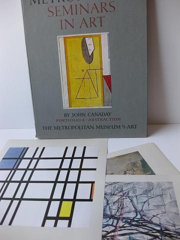 Vintage 1958 Metropolitan Seminars in Art Portfolio 4 Illustrated Book and Six Prints/Plates