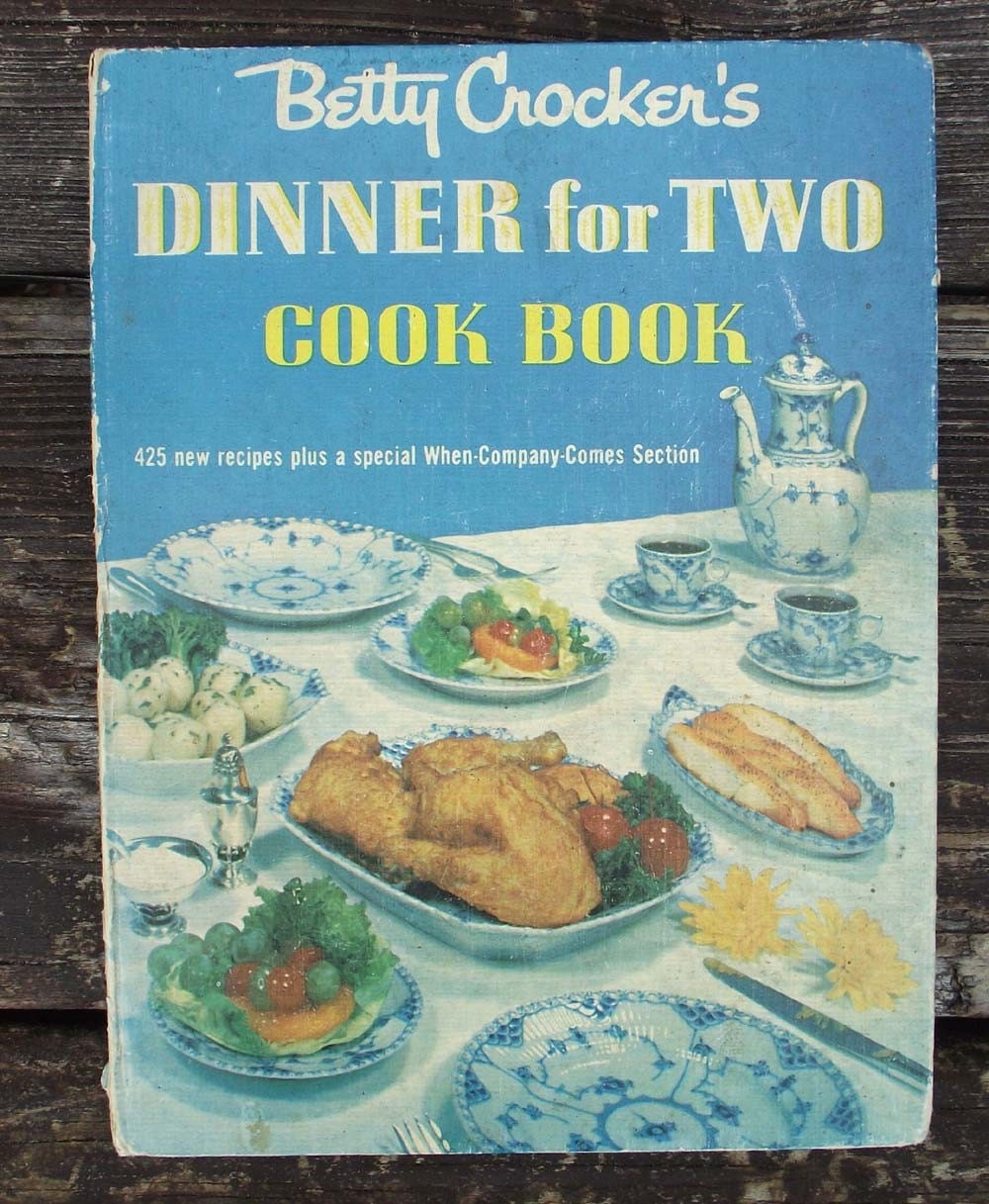 1958 Betty Crockers Dinner for Two Cook Book