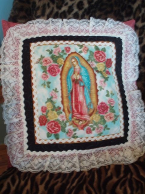 Pillow, Virgin of Guadalupe Theme