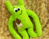 IN STOCK Tiny Terror  Mini Cookie Nummie Plush Monster in Bright Green with Long Arms