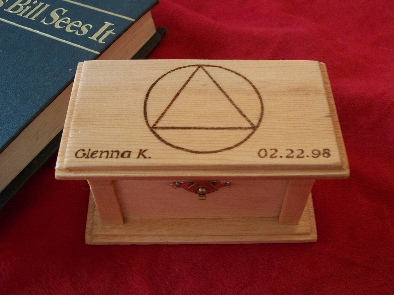 AA/NA  Medallion Box - wood