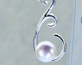 Romantic Sterling Silver Pearl Earrings