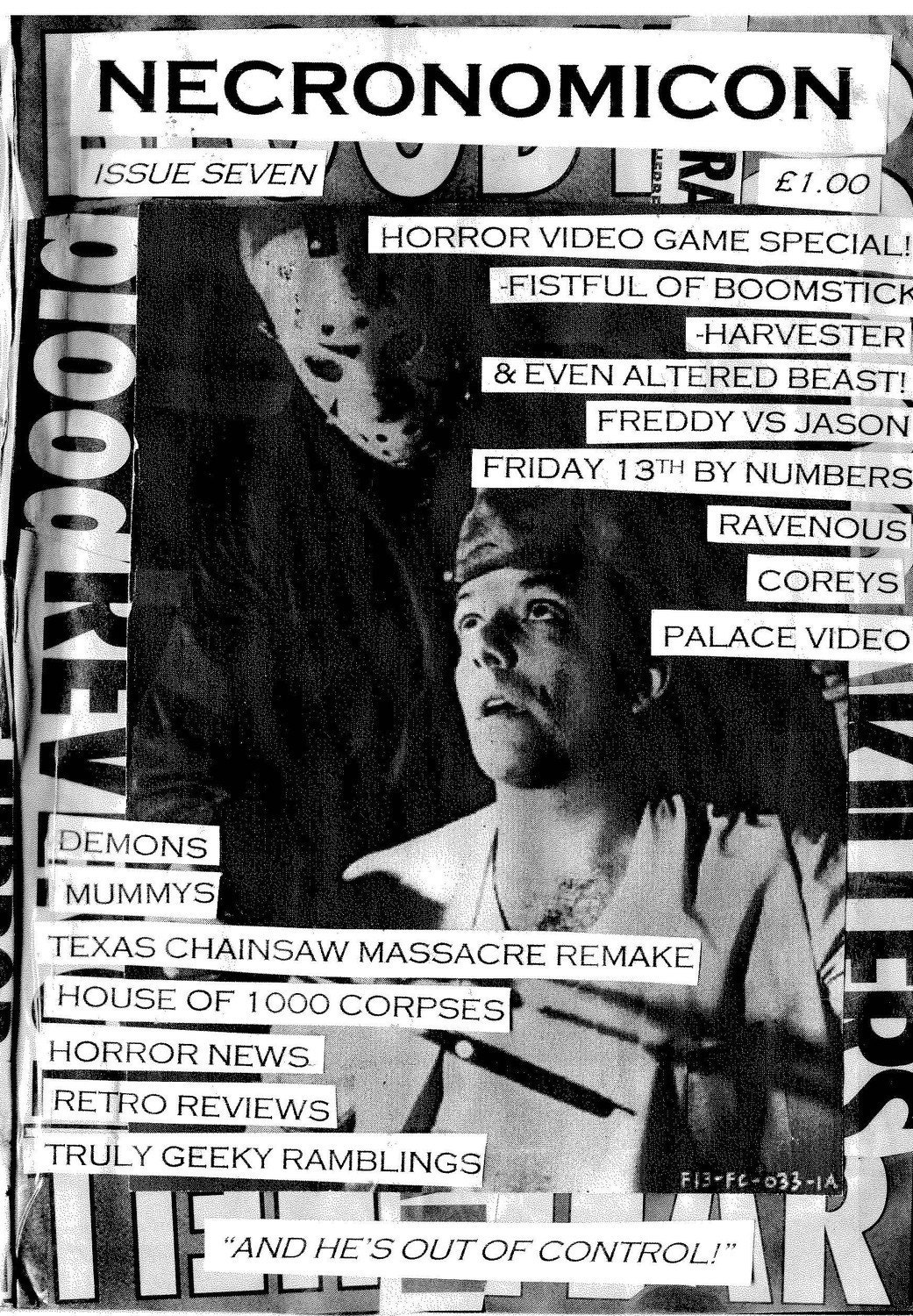 NECRONOMICON Issue 7 UK horror fanzine Friday 13th 2002