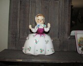 1956 Girl Flower Planter/Holder