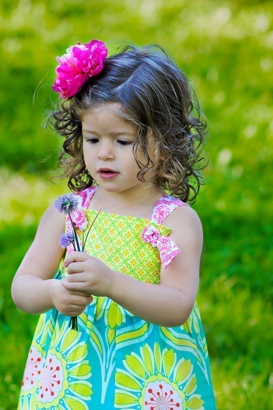 Pop Garden Knot Dress by Kissing Kumquats