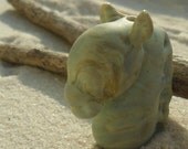 Horse Head, Lampwork Focal Sculpture Bead