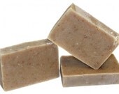 Shea Butter Soap -  Natural Handmade Unscented Banana Oatmeal Soap, 4oz. - SALE