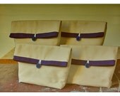 Custom bags and purses: Bridesmaid Clutch Wedding Ideas Purse Set 4 Design Your Own party favors Custom Pouch Make Up tagt team