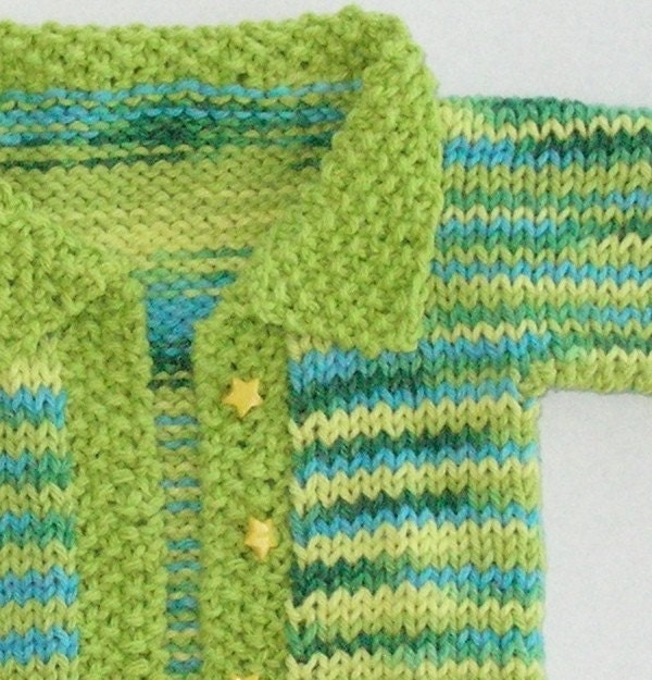 Baby Boy Handknit Cotton Sweater