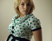 Verity Cowl Top Green Clover - SALE