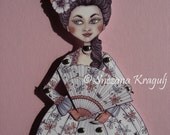 Marie Antoinette paper doll