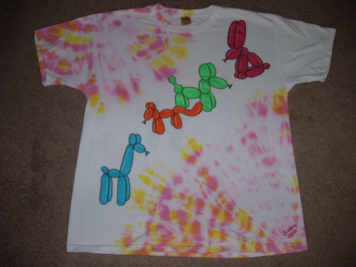 Balloon animal T-shirt, Adult size, XL