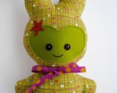 Green Fabric Super Hero with Cape