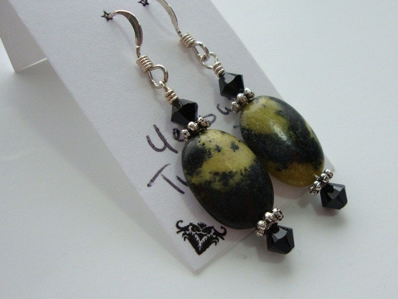 Yellow Turquoise Earrings FREE Shipping