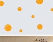 Basketball 18 Set, Vinyl decals,nursery, kids room, teens room, removable decals stickers