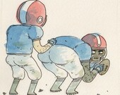 10 Yard Fight - original NES illustration