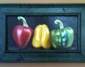 Still Life with Three Peppers (framed)