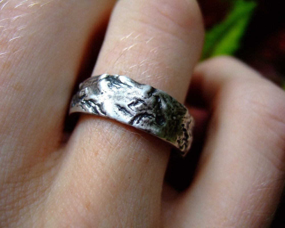 Mens handmade silver ring large size 12, 13, 14, 15