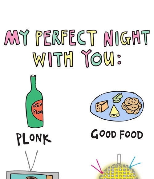 Greeting Card - My Perfect Night With You