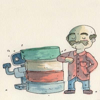 Stack-Up - original NES illustration