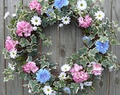 Spring Wreath - Dainty Variegated Ivy Wreath