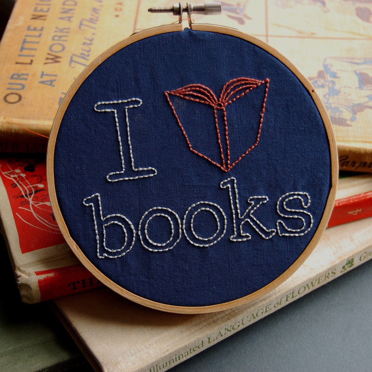 Embroidery Patterns Booksmart Hand Embroidery Patterns for book lovers perfect for handmade gifts for book lovers
