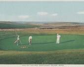 Golf by the Sea, Nantucket post card. Gardiner, PHOSTINT