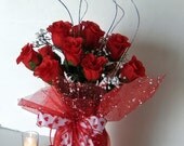 Wedding Centerpiece - Red Roses