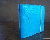 Duct Tape Notebook - Aquamarine - 22 Pink Pages