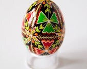 Ukrainian Easter Egg - Spring Fever II (with clear egg stand included)