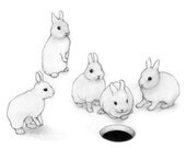 Bunnies - 8x10 Archival Print