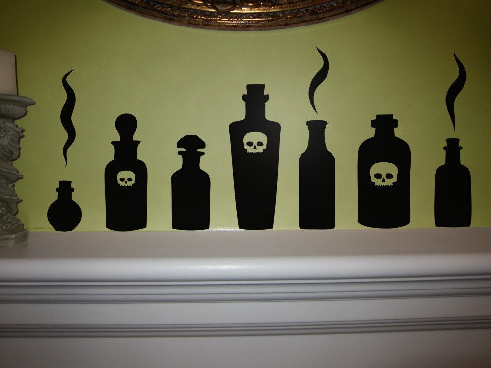 Spirit Bottles - Wall Decals
