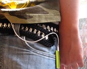 Black Belt made with up-cycled soda tabs