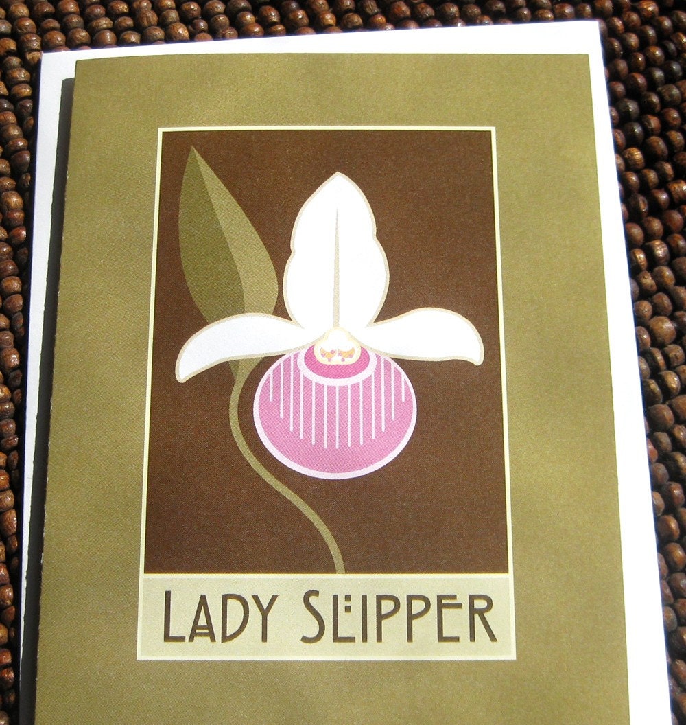 Lady Slipper Note Cards