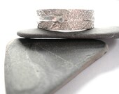 Sage leaf patterned ring