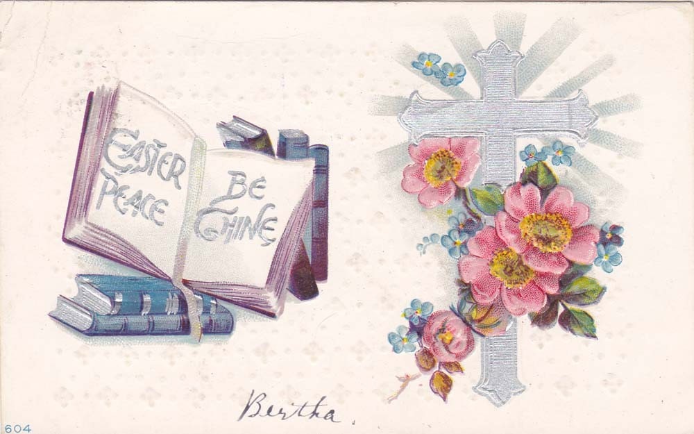 Vintage Easter Post Card Early 1900s epc441