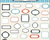 Basic Labels and Frames SVG Set