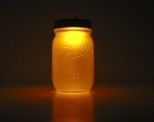Flickering Candle Mason Jar Night Light