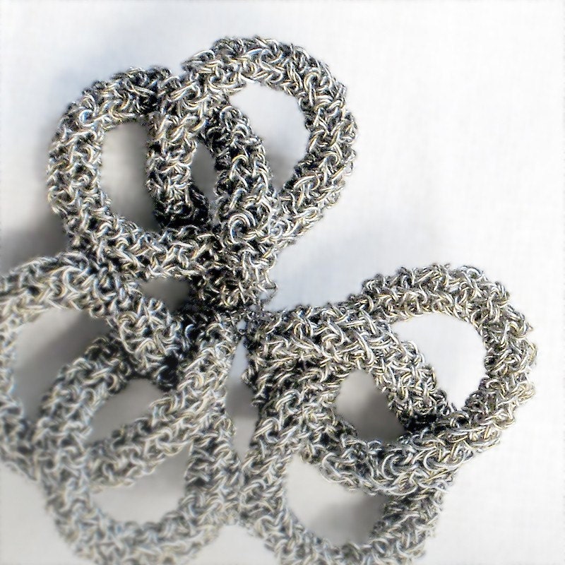 FREE SHIPPING - Sterling Silver Nudo Brooch & Pendant