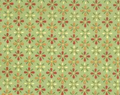 One Yard - Row Flowers in Green - Fresh Flowers Collection by Deb Strain for Moda Fabrics - 19458 12