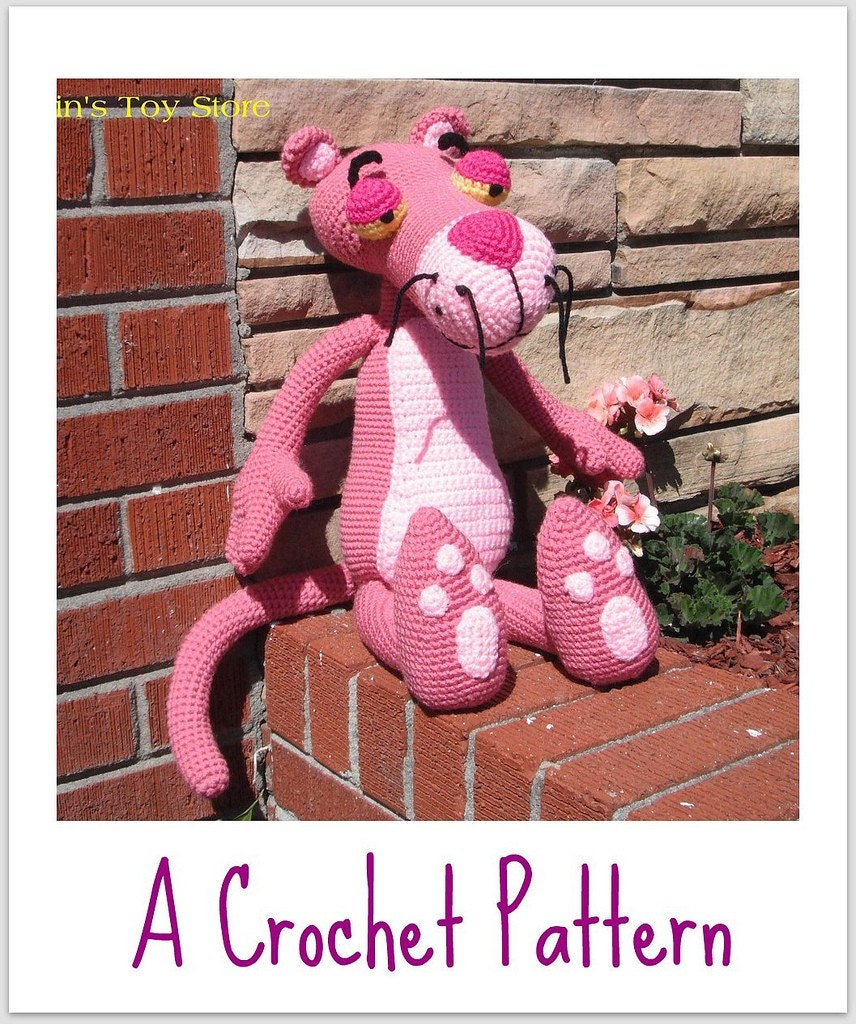 Big Pink Panther A Crochet Pattern by Erin Scull