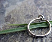 18g custom hoop-- recycled sterling silver or niobium- nose ring or single-- handmade by thebeadedlily on etsy
