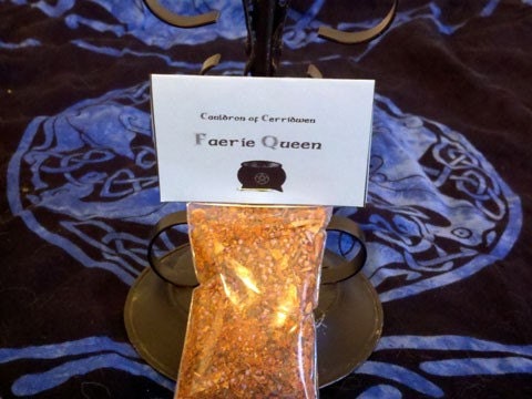 FAERIE QUEEN INCENSE - eleven secret ingredients, powerful blend, sweet and enticing, great for faery work and a perfect offering to the fae