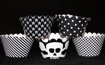 Over the Hill cupcake wrappers for 40th 50th Birthday Party