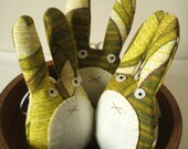 Lavender rabbit in spring green charity listing