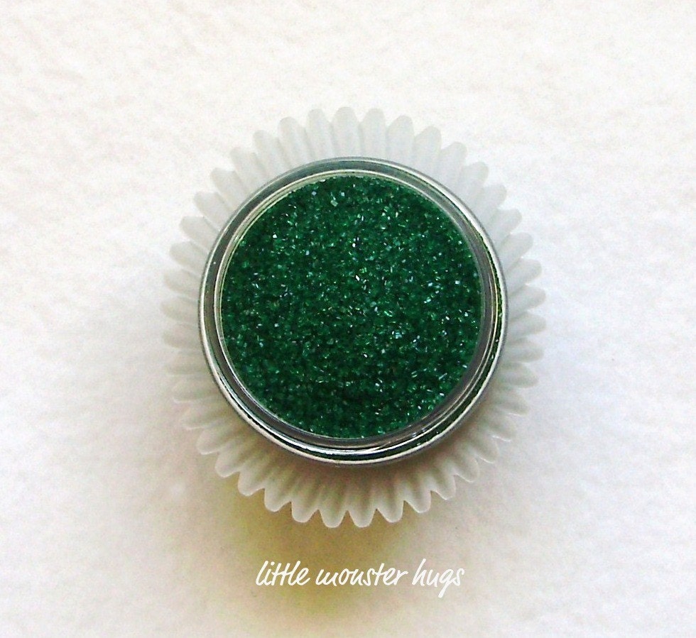 Green Shimmer Sanding Sugar